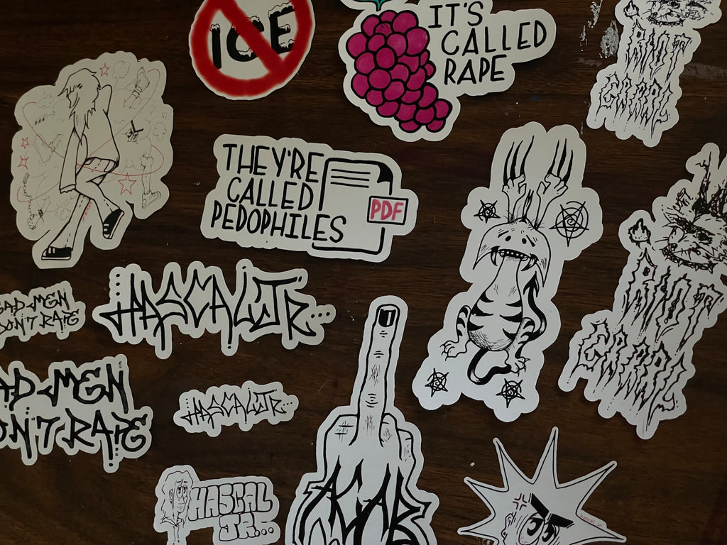 Mystery sticker pack