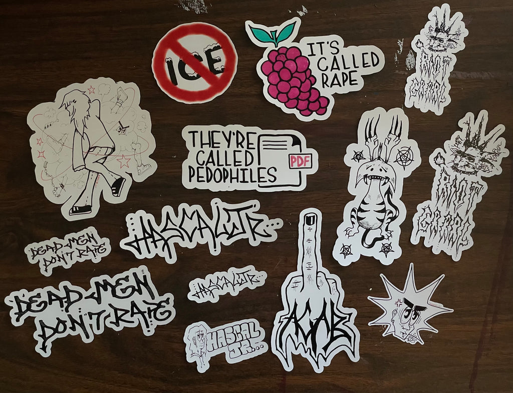 Mystery sticker pack